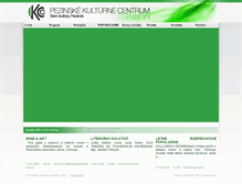 Tablet Screenshot of kcpezinok.sk